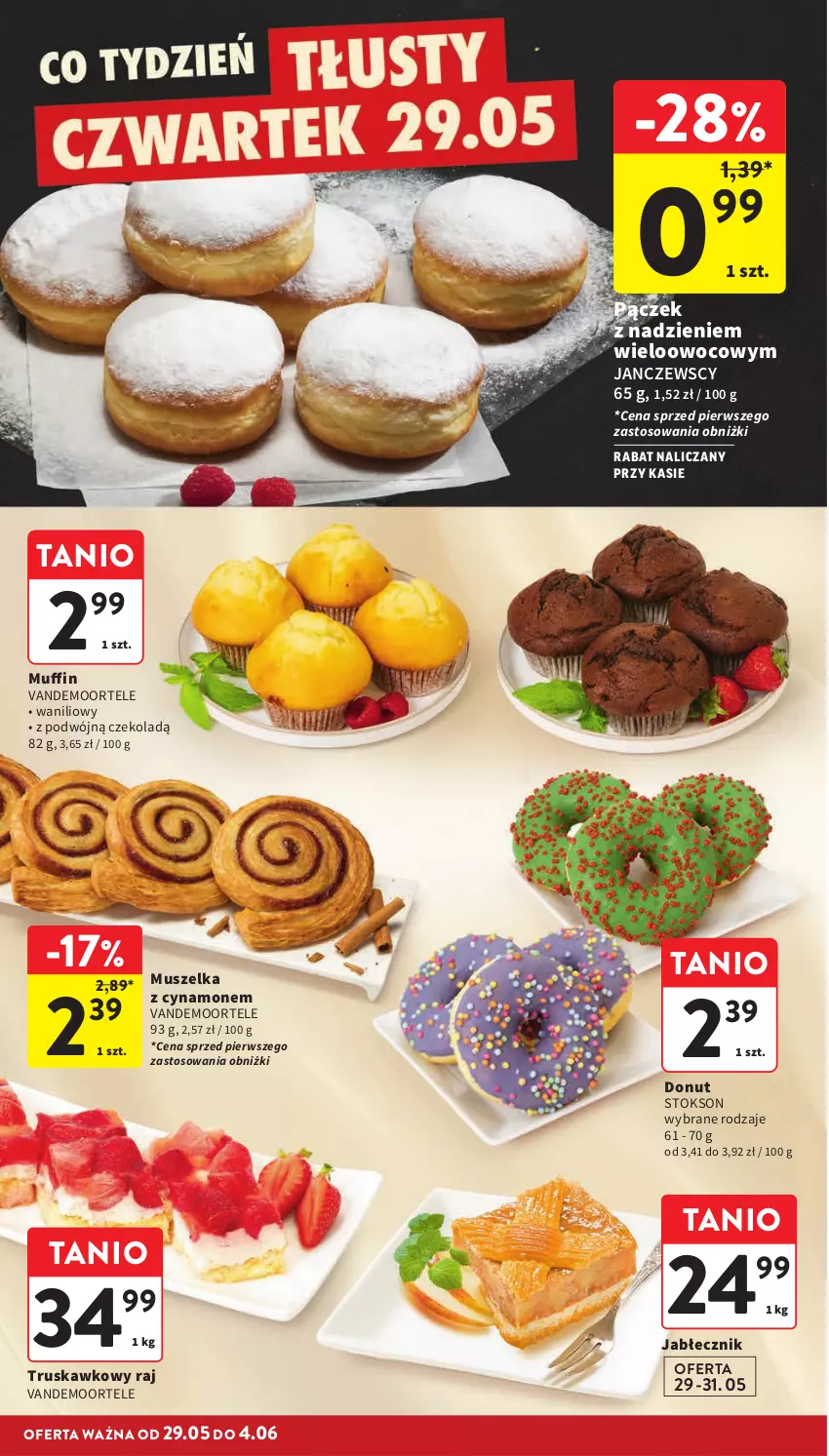Gazetka promocyjna Intermarche - Gazetka Intermarche - ważna 29.05 do 04.06.2025 - strona 34 - produkty: Donut, Mus, Pączek