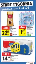 Gazetka promocyjna Intermarche - Gazetka Intermarche - Gazetka - ważna od 04.06 do 04.06.2025 - strona 43 - produkty: Kawa rozpuszczalna, Mus, Papier, Primavera, Kawa, Papier toaletowy, LANA, Prima, Woda