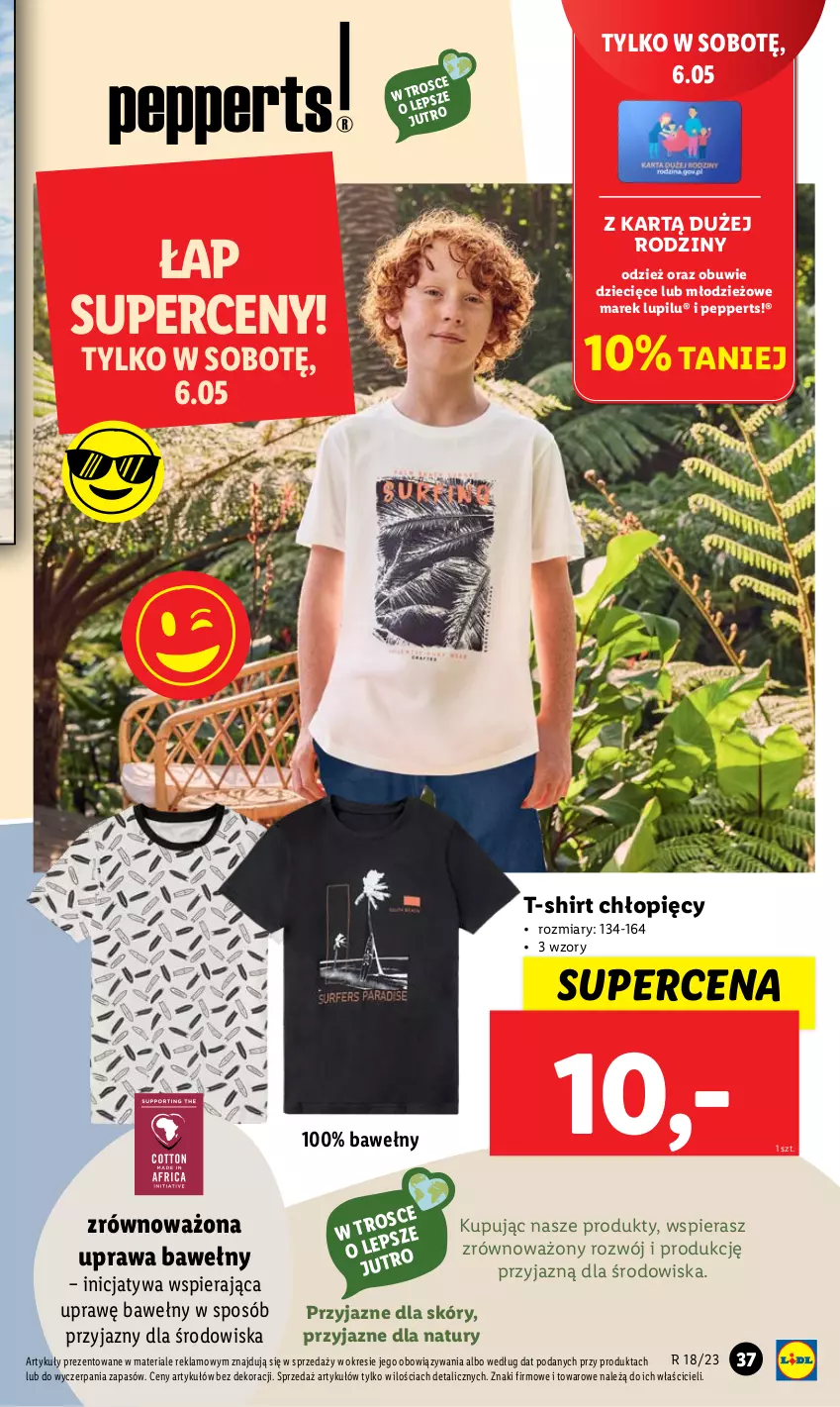 Gazetka promocyjna Lidl - GAZETKA - ważna 02.05 do 06.05.2023 - strona 49 - produkty: Dzieci, Obuwie, T-shirt