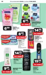 Gazetka promocyjna Netto - Artykuły spożywcze - Gazetka - ważna od 17.06 do 17.06.2023 - strona 20 - produkty: Nivea Men, Mydło w płynie, Biały Jeleń, Rexona, Bell, Dezodorant, Szczoteczka do zębów, Pasta do zębów, Perfecta, Szampon, Podpaski, Bella, Mydło, Colgate, Nivea, Szczoteczka, LG