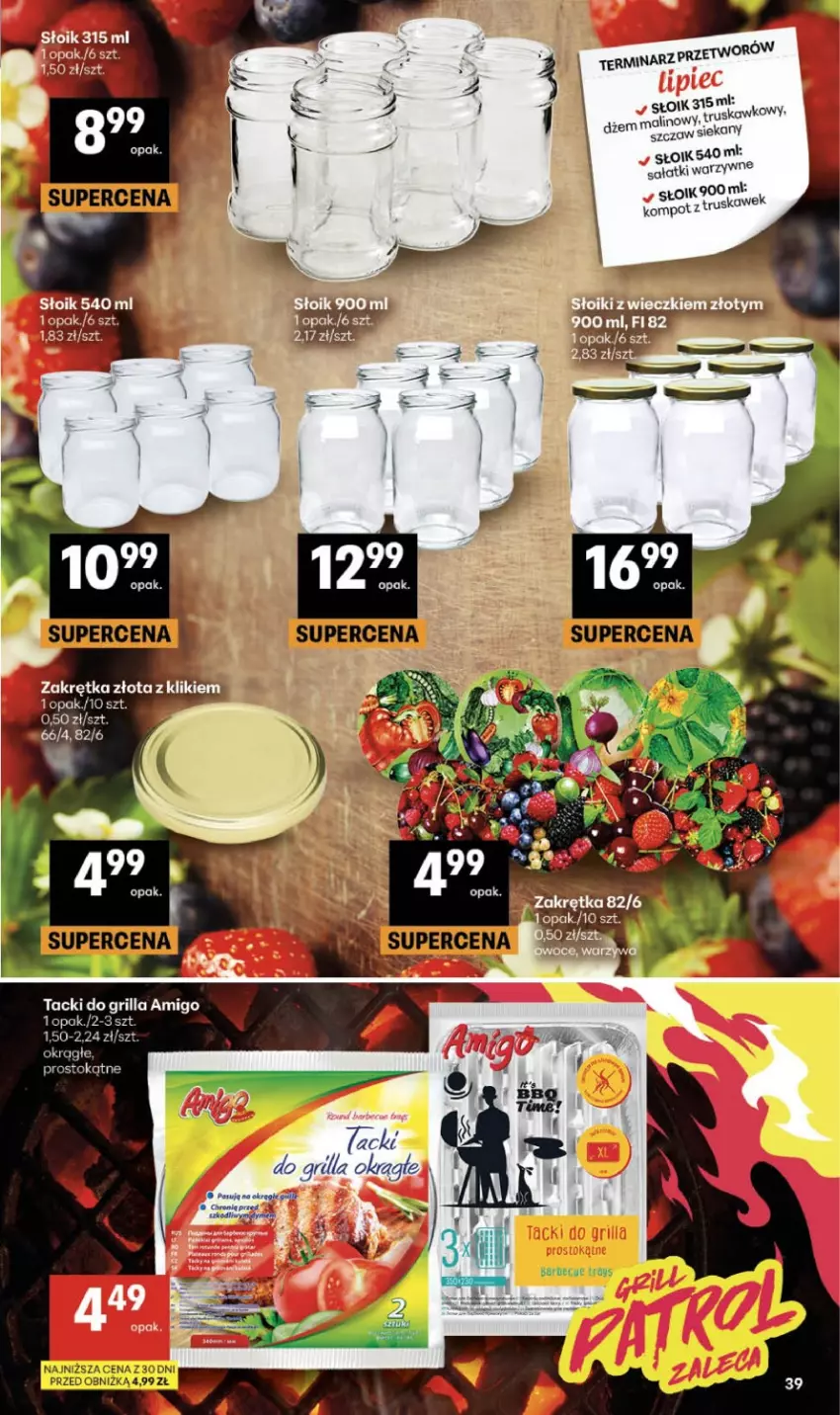 Gazetka promocyjna Delikatesy Centrum - Franczyza DC28 Czwartek - ważna 09.07 do 15.07.2026 - strona 39 - produkty: Dżem, Fa, Grill, Sałat