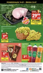 Gazetka promocyjna Delikatesy Centrum - Franczyza DC28 Czwartek - Gazetka - ważna od 15.07 do 15.07.2026 - strona 40 - produkty: Rum, Gra, Filet z piersi indyka, Lody, Hellena, Winogrona, Wino, Napój, Mobil, Fa
