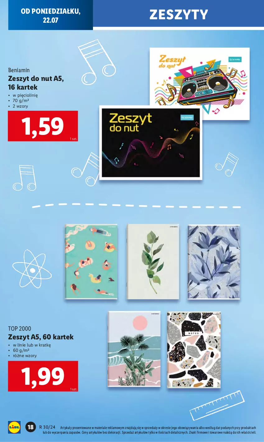 Gazetka promocyjna Lidl - KATALOG GOTOWI DO SZKOŁY - ważna 22.07 do 31.08.2024 - strona 20 - produkty: Top