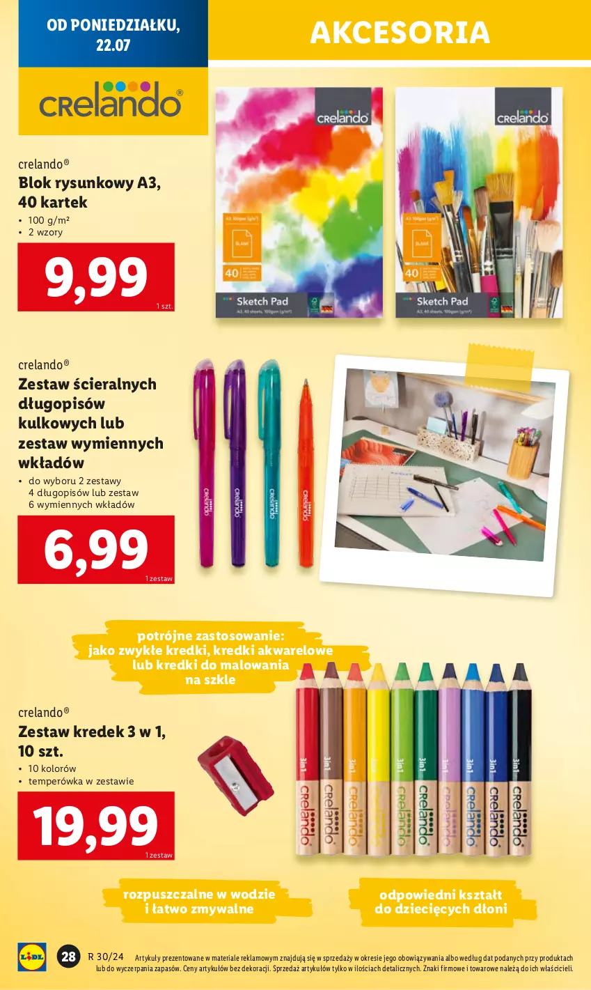 Gazetka promocyjna Lidl - KATALOG GOTOWI DO SZKOŁY - ważna 22.07 do 31.08.2024 - strona 30 - produkty: Długopis, Dzieci