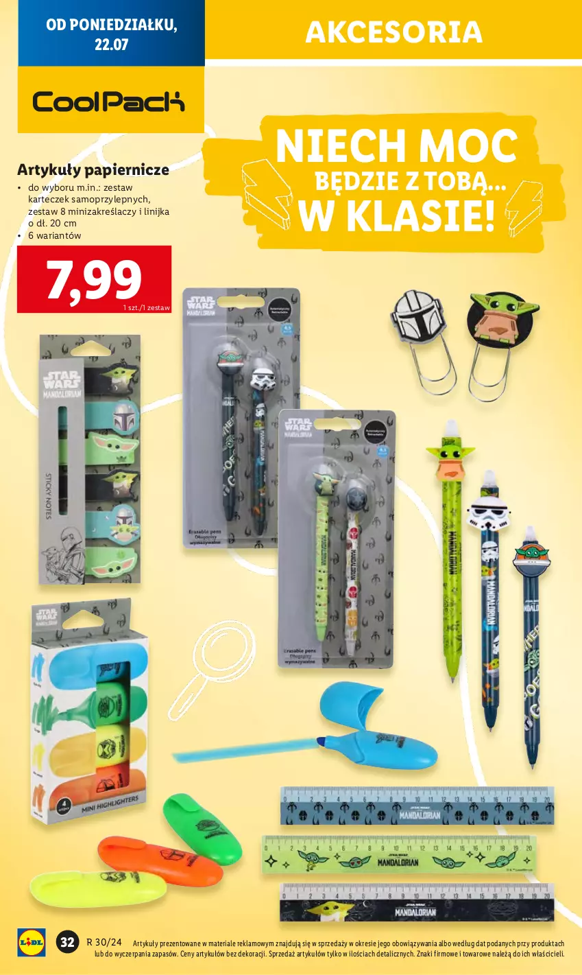 Gazetka promocyjna Lidl - KATALOG GOTOWI DO SZKOŁY - ważna 22.07 do 31.08.2024 - strona 34 - produkty: Mop, Papier