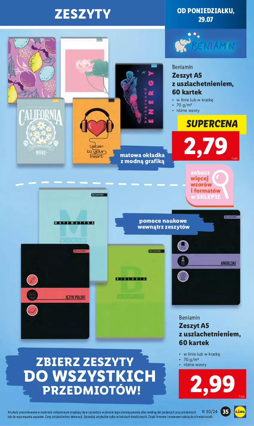 Gazetka promocyjna Lidl - KATALOG GOTOWI DO SZKOŁY - ważna 22.07 do 31.08.2024 - strona 37 - produkty: Gra