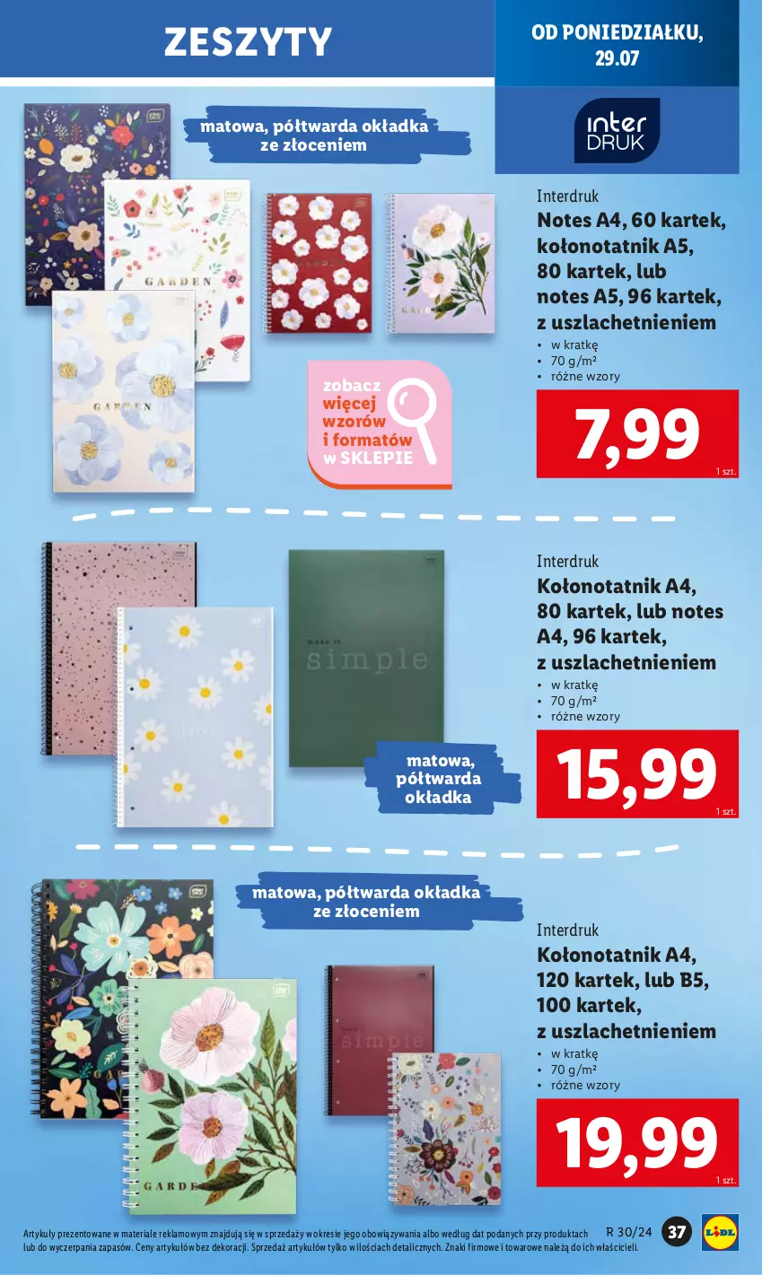 Gazetka promocyjna Lidl - KATALOG GOTOWI DO SZKOŁY - ważna 22.07 do 31.08.2024 - strona 39