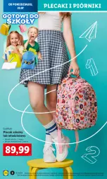 Gazetka promocyjna Lidl - KATALOG GOTOWI DO SZKOŁY - Gazetka - ważna od 31.08 do 31.08.2024 - strona 4 - produkty: Piórnik, Plecak