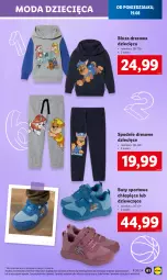 Gazetka promocyjna Lidl - KATALOG GOTOWI DO SZKOŁY - Gazetka - ważna od 31.08 do 31.08.2024 - strona 63 - produkty: Por, Buty, Dres, Sport, Moda, Dzieci, Spodnie, Bluza, Spodnie dresowe, Bluza dresowa