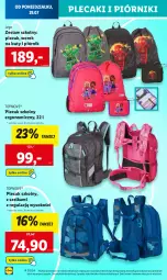 Gazetka promocyjna Lidl - KATALOG GOTOWI DO SZKOŁY - Gazetka - ważna od 31.08 do 31.08.2024 - strona 66 - produkty: Top, Sok, Buty, Piórnik, Plecak, LEGO