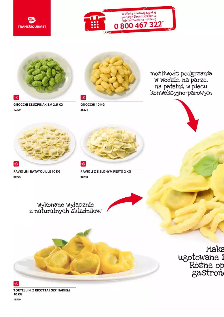 Gazetka promocyjna Selgros - Oferta gastronomiczna - ważna 01.05 do 31.05.2021 - strona 18 - produkty: Gnocchi, Pesto, Piec, Szpinak