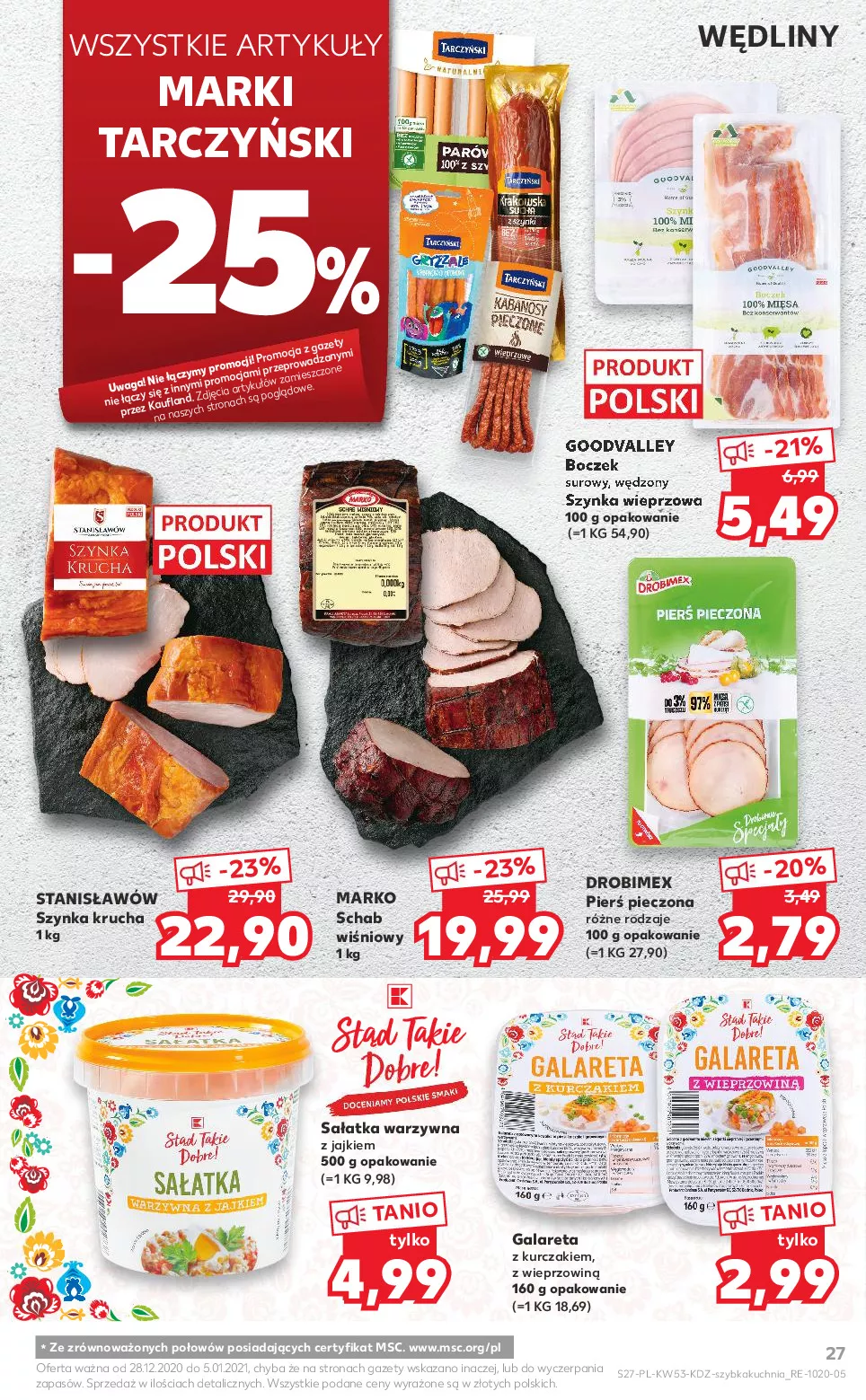 Gazetka promocyjna Kaufland - Nowy Rok - ważna 28.12.2020 do 05.01.2021 - strona 27