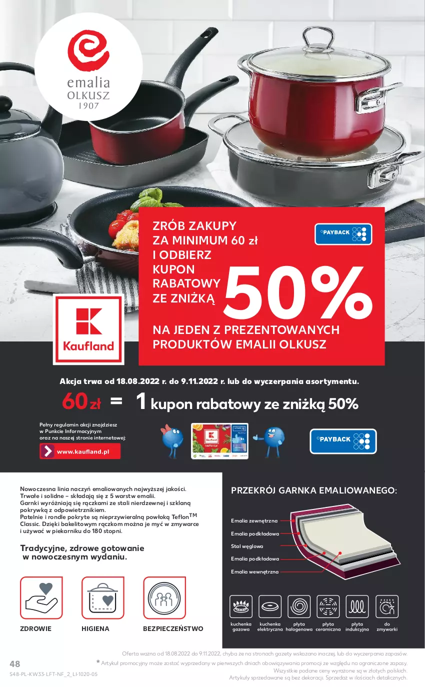 Gazetka promocyjna Kaufland - OFERTA TYGODNIA - ważna 18.08 do 24.08.2022 - strona 48 - produkty: Gra, Piec, Piekarnik, Podkład, Top, Zdrowie