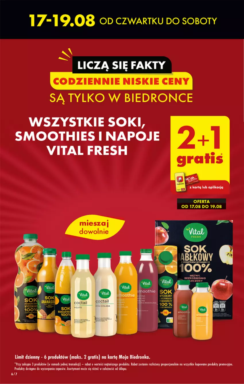 Gazetka promocyjna Biedronka - Od czwartku - ważna 17.08 do 23.08.2023 - strona 6 - produkty: Dron, Gra, Napoje, Por, Rama, Robot, Smoothie, Sok, Tran