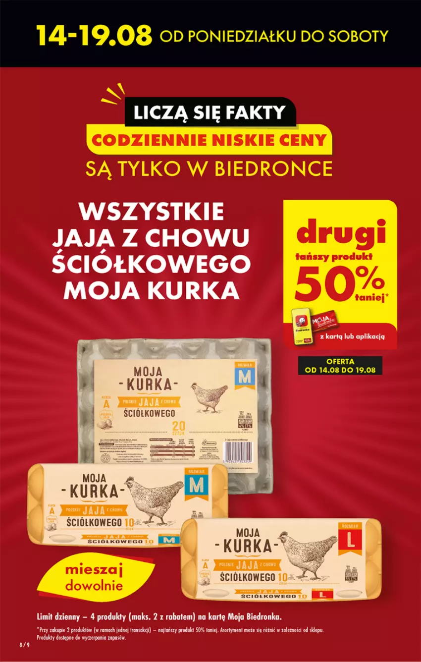 Gazetka promocyjna Biedronka - Od czwartku - ważna 17.08 do 23.08.2023 - strona 8 - produkty: Dron, Jaja, Rama, Tran