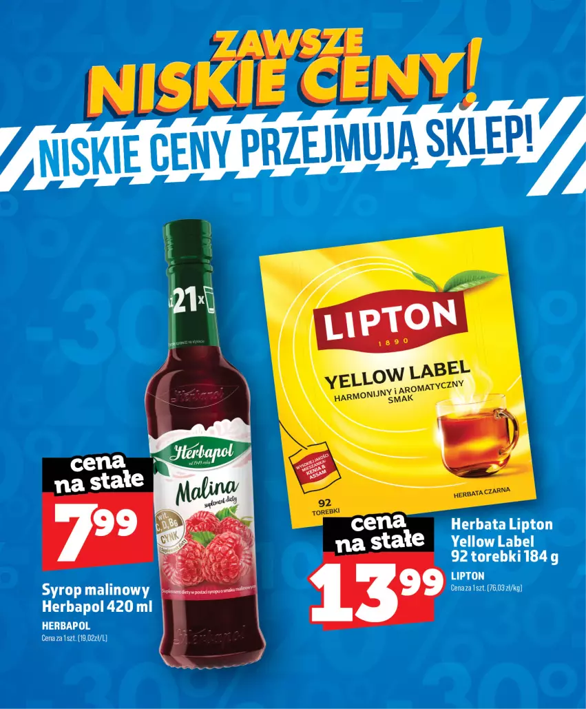 Gazetka promocyjna Topaz - Gazetka - ważna 01.07 do 31.08.2026 - strona 61 - produkty: Herbapol, Herbata, Lipton