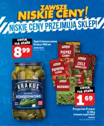 Gazetka promocyjna Topaz - Gazetka - Gazetka - ważna od 31.08 do 31.08.2026 - strona 30 - produkty: Prymat, Krakus, Ser, Ogórki konserwowe, Pieprz