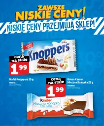 Gazetka promocyjna Topaz - Gazetka - Gazetka - ważna od 31.08 do 31.08.2026 - strona 43 - produkty: Baton, Knoppers, Mleczna kanapka, Kinder, Miecz