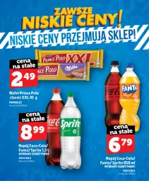 Gazetka promocyjna Topaz - Gazetka - Gazetka - ważna od 31.08 do 31.08.2026 - strona 49 - produkty: Gin, Prince Polo, Coca-Cola, Fanta, Sprite, Napój, Fa
