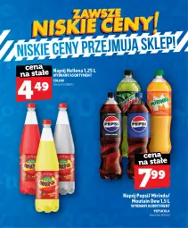 Gazetka promocyjna Topaz - Gazetka - Gazetka - ważna od 31.08 do 31.08.2026 - strona 50 - produkty: Mirinda, Pepsi, Hellena, Napój