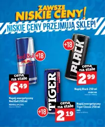 Gazetka promocyjna Topaz - Gazetka - Gazetka - ważna od 31.08 do 31.08.2026 - strona 53 - produkty: Napój energetyczny, Red Bull, Lack, Tiger, Napój