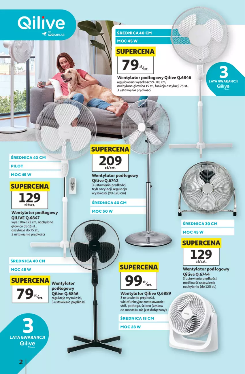 Gazetka promocyjna Auchan - Gazetka Wentylatory Hipermarket Auchan - ważna 21.05 do 03.06.2026 - strona 2 - produkty: LANA, Sok, Stół