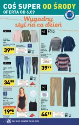 Gazetka promocyjna Aldi - Artykuły przemysłowe i tekstylia - Gazetka - ważna od 09.09 do 09.09.2023 - strona 6 - produkty: Podkoszulek, Sweter, Gin, Kosz, Wełna, Spodnie, Queentex, Fa