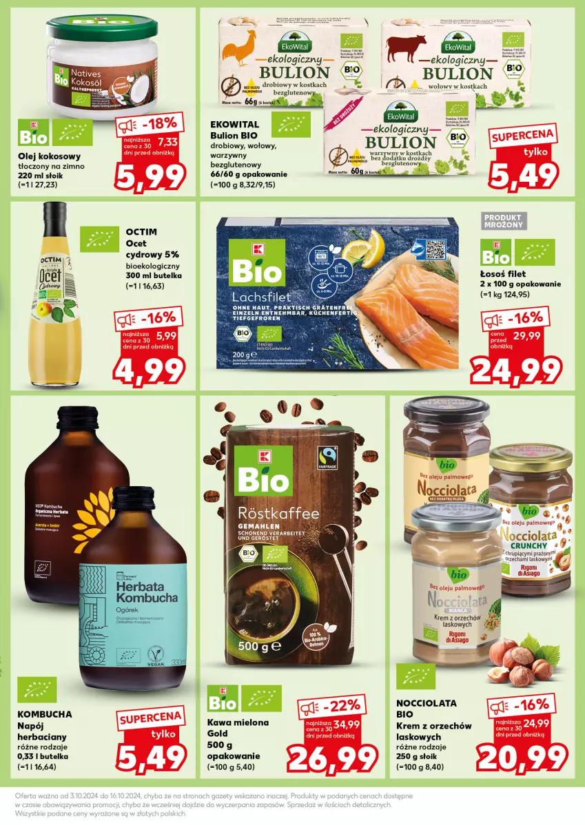 Gazetka promocyjna Kaufland - Kaufland - ważna 07.10 do 09.10.2024 - strona 29 - produkty: Bulion, Gra, Kawa, Kawa mielona, Kokos, Lion, Napój, Ocet, Olej, Olej kokosowy, Stek