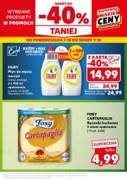 Gazetka promocyjna Kaufland - Kaufland - Gazetka - ważna od 09.10 do 09.10.2024 - strona 3 - produkty: Do mycia naczyń, Płyn do mycia naczyń, Ręcznik, Foxy, Fairy, Płyn do mycia, Fa