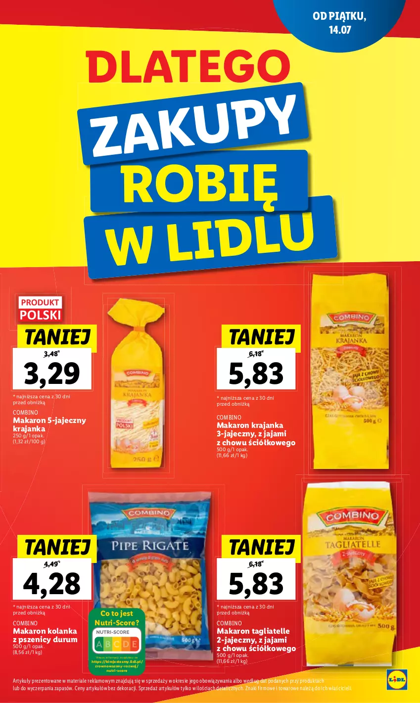 Gazetka promocyjna Lidl - GAZETKA - ważna 03.08 do 05.08.2023 - strona 37 - produkty: Jaja, Makaron, Rum, Tagliatelle, Wazon