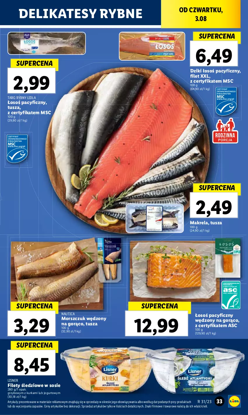 Gazetka promocyjna Lidl - GAZETKA - ważna 03.08 do 05.08.2023 - strona 71 - produkty: Jogurt, Sos, Tusz