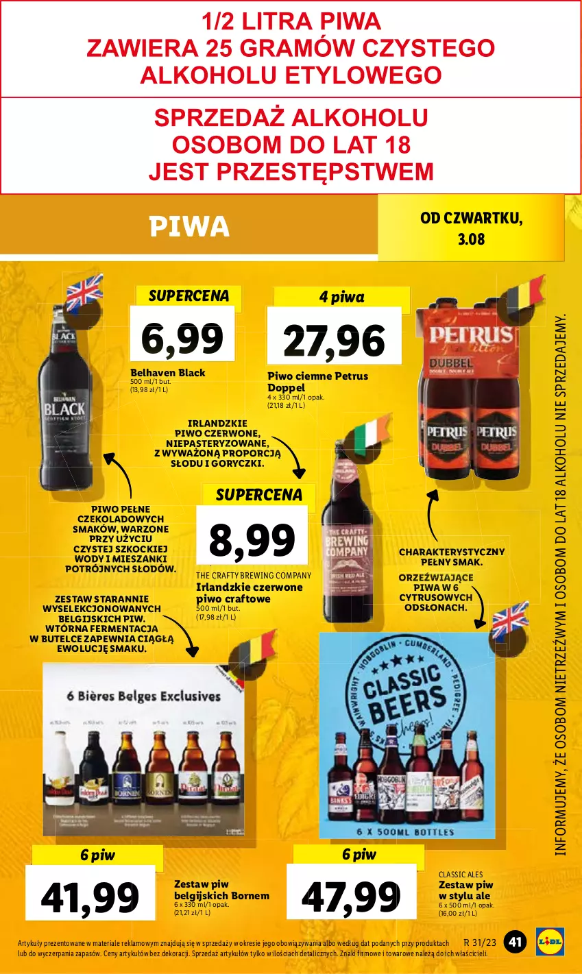 Gazetka promocyjna Lidl - GAZETKA - ważna 03.08 do 05.08.2023 - strona 81 - produkty: Koc, Lack, LG, Piwa, Piwo, Por