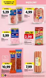 Gazetka promocyjna Lidl - GAZETKA - Gazetka - ważna od 05.08 do 05.08.2023 - strona 72 - produkty: Parówki sokoliki, Sok, Ser, Pur, Parówki, Parówki z indyka, Szynka konserwowa, Szynka, PIKOK, Boczek, Kabanos, Kiełbasa