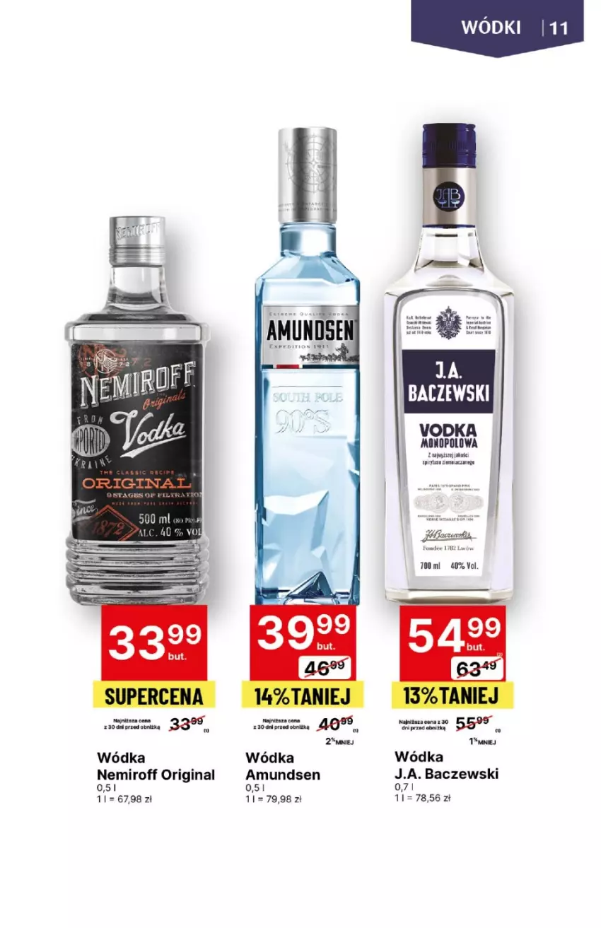 Gazetka promocyjna Delikatesy Centrum - DeliBarek DC09-10 - ważna 29.02 do 13.03.2024 - strona 11 - produkty: Amundsen, Gin, Wódka