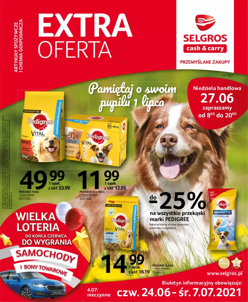 Gazetka promocyjna Selgros - Extra Oferta - ważna 01.06 do 30.06.2021 - strona 1 - produkty: Fortuna, LG, Mięta, Pedigree