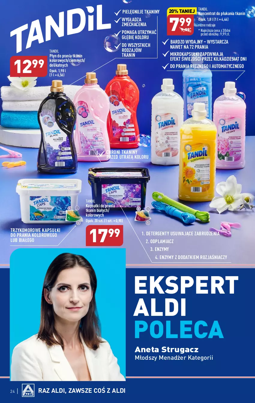 Gazetka promocyjna Aldi - Pełna oferta - ważna 13.11 do 18.11.2023 - strona 24 - produkty: Kapsułki do prania, Odplamiacz, Okap, Płyn do prania