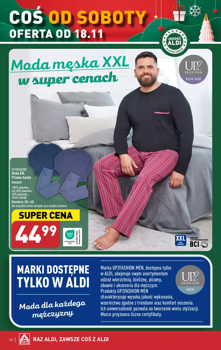 Gazetka promocyjna Aldi - Pełna oferta - ważna 13.11 do 18.11.2023 - strona 38 - produkty: Fa, Moda, Obuwie, Piżama, Sok, Wełna