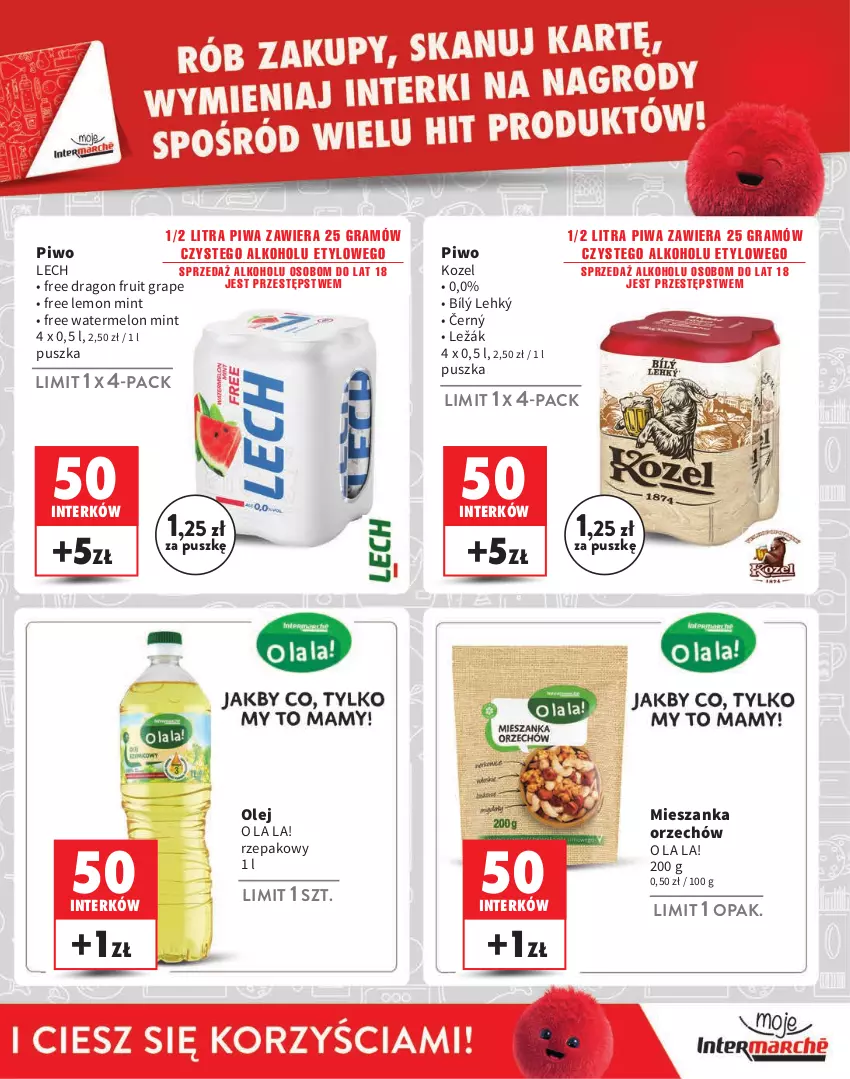 Gazetka promocyjna Intermarche - Gazetka Intermarche - ważna 01.08 do 30.09.2024 - strona 17 - produkty: Gra, Kozel, Melon, Olej, Piwa, Piwo