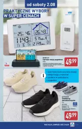 Gazetka promocyjna Aldi - Artykuły przemysłowe i tekstylia - Gazetka - ważna od 02.08 do 02.08.2025 - strona 9 - produkty: Top, Por, Stacja pogodowa, Sneakersy, Buty, Sport, Fa