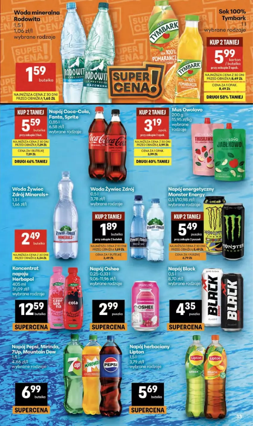 Gazetka promocyjna Delikatesy Centrum - Franczyza DC36 Czwartek - ważna 03.09 do 09.09.2026 - strona 33 - produkty: Sok, Top