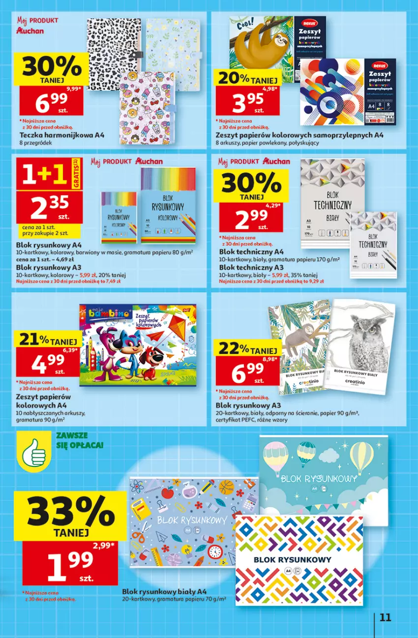 Gazetka promocyjna Auchan - Gazetka 30 Lat Hipermarket Auchan - ważna 20.08 do 26.08.2026 - strona 11 - produkty: Gra, Mop, Papier, Por, Rama