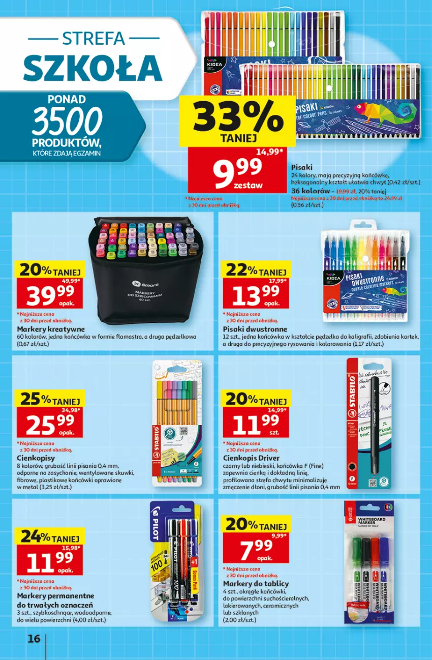 Gazetka promocyjna Auchan - Gazetka 30 Lat Hipermarket Auchan - ważna 20.08 do 26.08.2026 - strona 16 - produkty: Fa, Gra, Lakier, Marker, Por