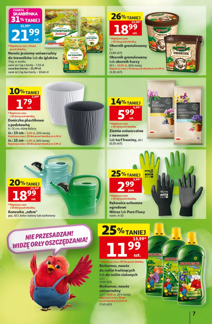 Gazetka promocyjna Auchan - Gazetka 30 Lat Hipermarket Auchan - ważna 20.08 do 26.08.2026 - strona 7 - produkty: Biohumus, Fa, Gra, Konewka, Mus, Nawóz, Pur