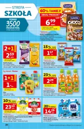 Gazetka promocyjna Auchan - Gazetka 30 Lat Hipermarket Auchan - Gazetka - ważna od 26.08 do 26.08.2026 - strona 28 - produkty: Piec, Lubella, Lubisie, Sok, Mus, Gra, Kupiec, Bell, Wafle, Danio, Woda niegazowana, Kubuś, Bella, Woda, Biszkopty, Fa
