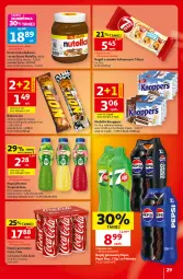Gazetka promocyjna Auchan - Gazetka 30 Lat Hipermarket Auchan - Gazetka - ważna od 26.08 do 26.08.2026 - strona 29 - produkty: Nutella, Tropical, Coca-Cola, Lion, 7 Days, Rogal, Napój gazowany, Baton, Knoppers, Kakao, Napój, Hortex