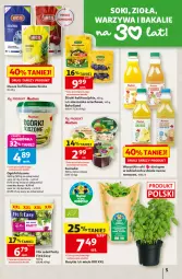Gazetka promocyjna Auchan - Gazetka 30 Lat Hipermarket Auchan - Gazetka - ważna od 26.08 do 26.08.2026 - strona 5 - produkty: Warzywa, Sok, Borówka, Surówka, Ananas, Lodówka, Sałat, Bazyl, Mieszanka orzechowa, Owoce, Bazylia, Mięta, Bakalland