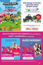 Gazetka promocyjna Auchan - Gazetka 30 Lat Hipermarket Auchan - Gazetka - ważna od 26.08 do 26.08.2026 - strona 51 - produkty: Minecraft