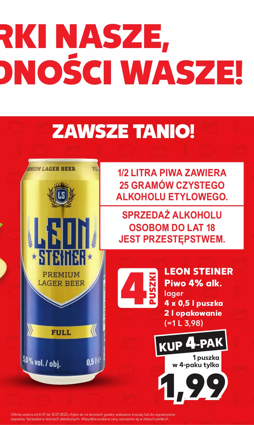 Gazetka promocyjna Kaufland - Mocny Start - ważna 10.07 do 12.07.2023 - strona 7 - produkty: Gra, Leon, Piwa, Piwo