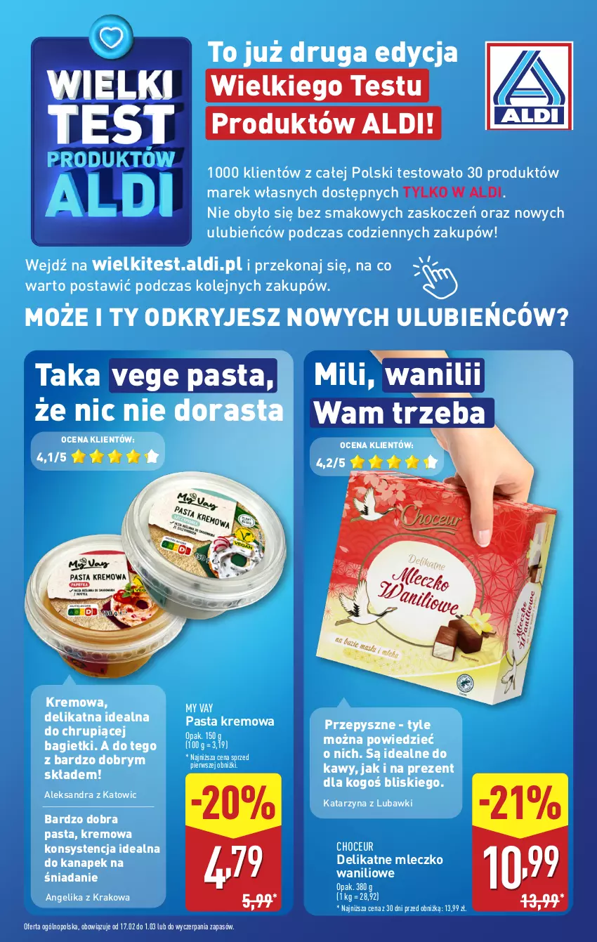 Gazetka promocyjna Aldi - Pełna oferta - ważna 24.02 do 01.03.2025 - strona 8 - produkty: Koc, Mleczko, Olej