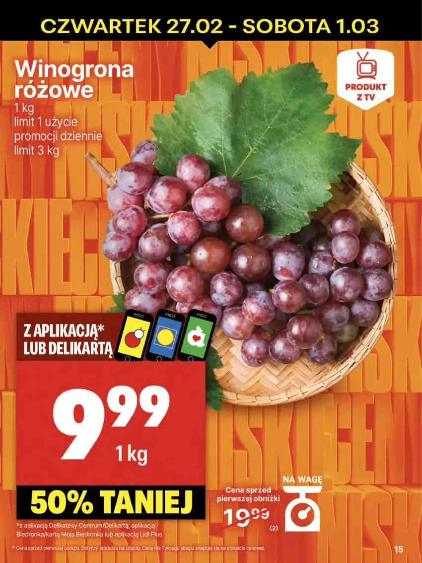 Gazetka promocyjna Delikatesy Centrum - NOWA GAZETKA Delikatesy Centrum od 27 lutego! 27.02-5.03.2025 - ważna 27.02 do 05.03.2025 - strona 15 - produkty: Dron, Rum, Wino, Winogrona